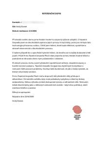 REFERENCNI DOPIS Holly Daniel | Tepelná čerpadla Mach | Moravský Krumlov
